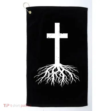 Jesus Cross Root Golf Towel