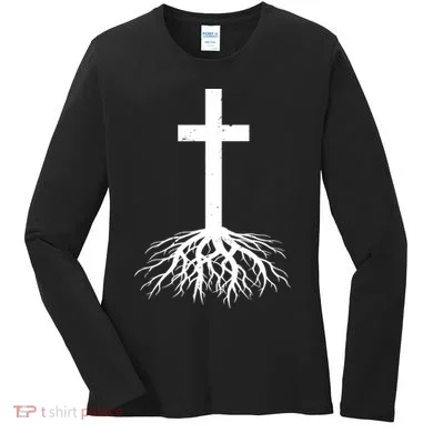Jesus Cross Root Women's Long Sleeve Shirt