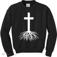 Jesus Cross Root Kids Sweatshirt thumb 0