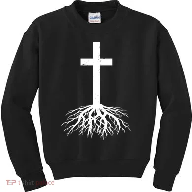 Jesus Cross Root Kids Sweatshirt