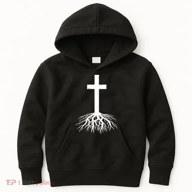 Jesus Cross Root Kids Hoodie