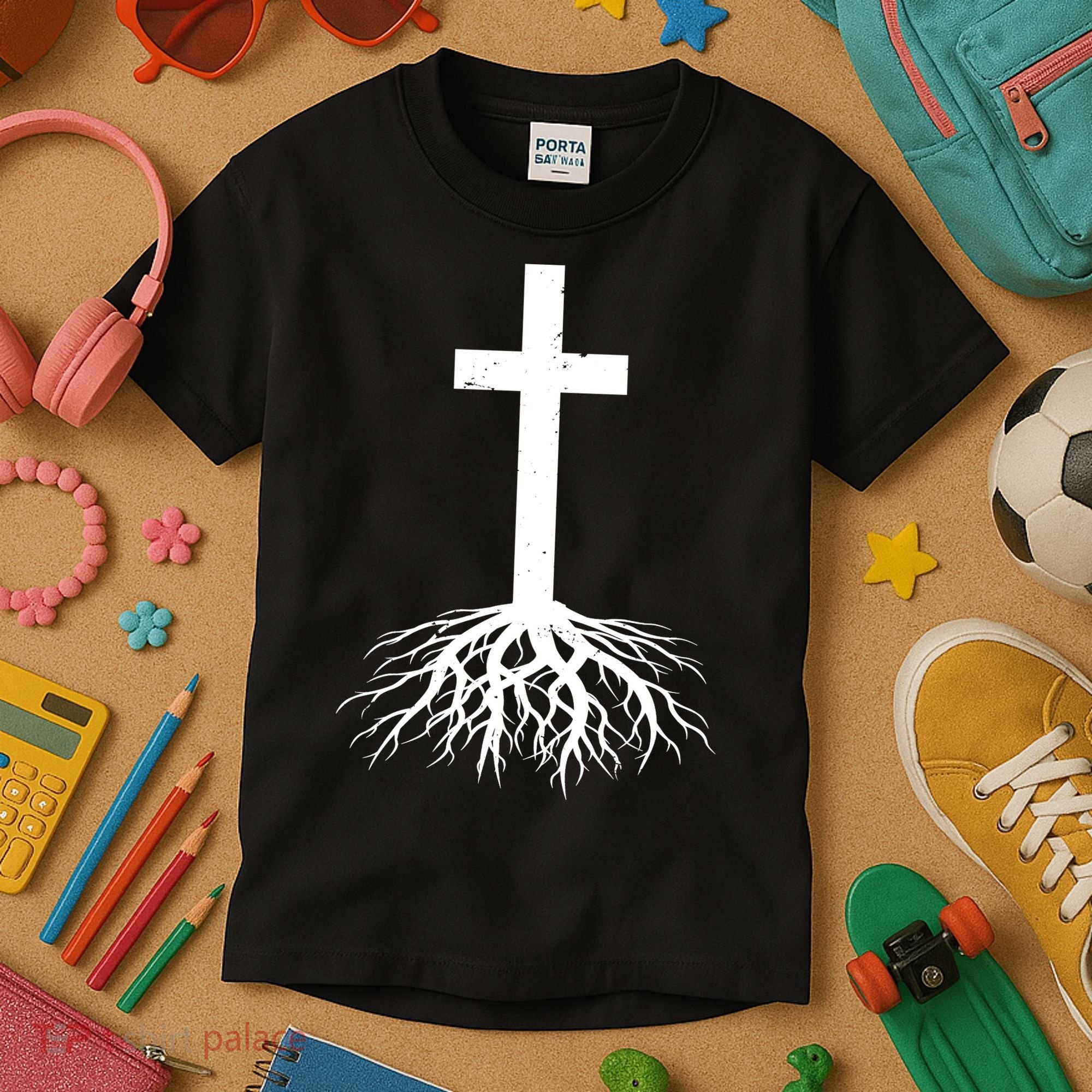 Jesus Cross Root Kids T-Shirt