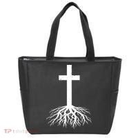 Jesus Cross Root Tote Bag thumb 0