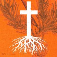 Jesus Cross Root Kati Licensed 12" Camo Cuffed Beanie thumb 2