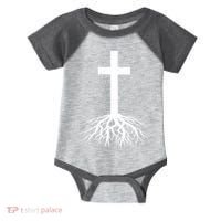 Jesus Cross Root Infant Baby Jersey Bodysuit thumb 0