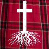 Jesus Cross Root Women's Flannel Plaid Pajama Pants thumb 2