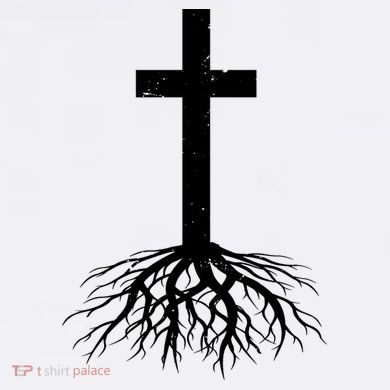 Jesus Cross Root Garment-Dyed Sweatshirt