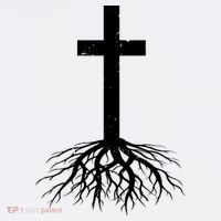 Jesus Cross Root Garment-Dyed Sweatshirt thumb 2