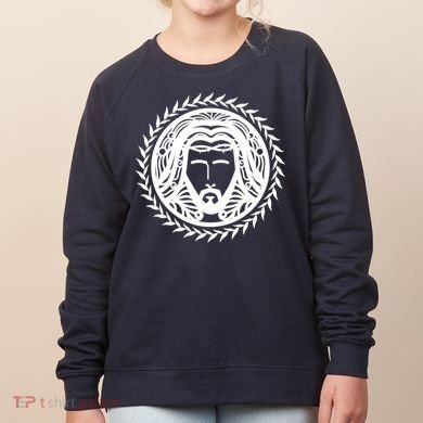 Jesus Easter Vintage Emblem Thorns Logo Women's Sweatshirt
