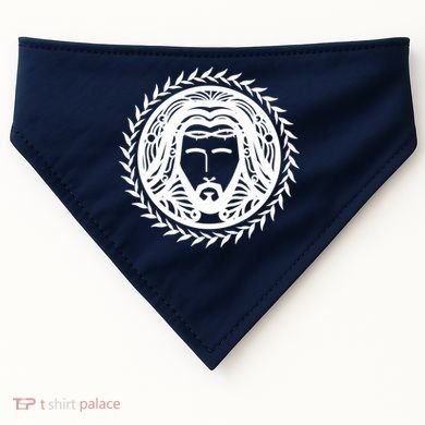 Jesus Easter Vintage Emblem Thorns Logo USA-Made Doggie Bandana