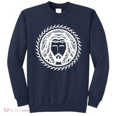 Jesus Easter Vintage Emblem Thorns Logo Sweatshirt