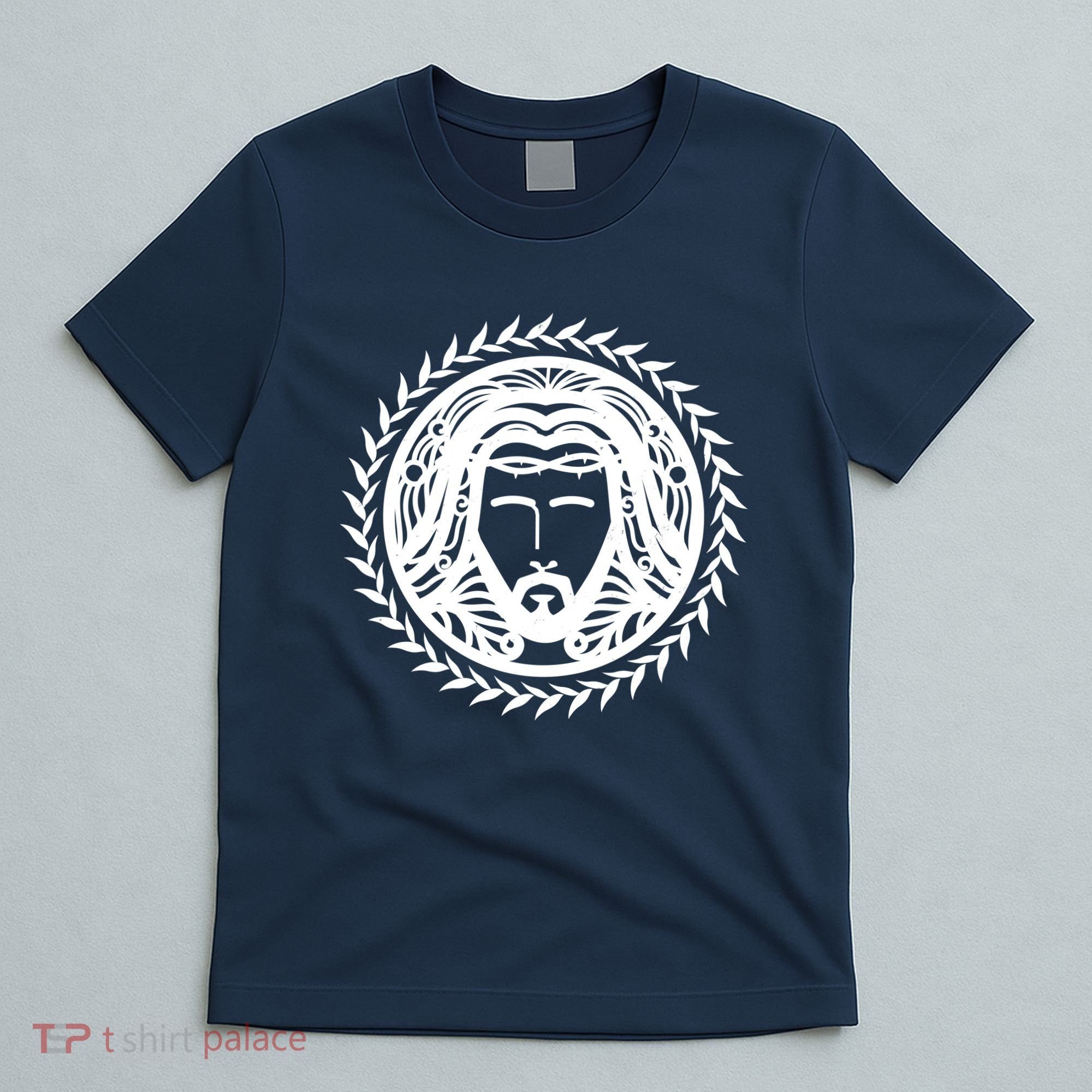 Jesus Easter Vintage Emblem Thorns Logo T-Shirt