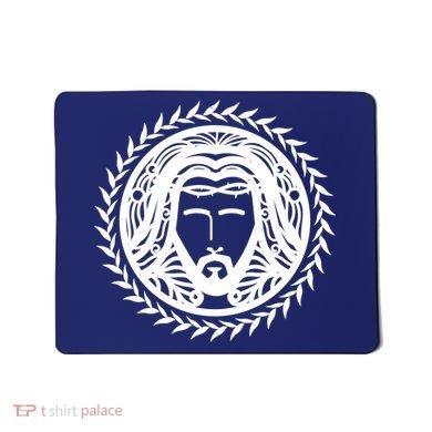 Jesus Easter Vintage Emblem Thorns Logo Mousepad