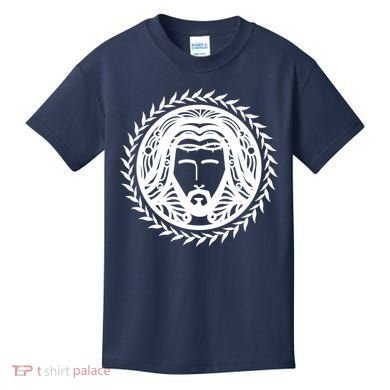 Jesus Easter Vintage Emblem Thorns Logo Kids T-Shirt