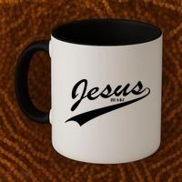 Jesus Est Coffee Mug thumb 2
