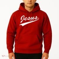 Jesus Est Hoodie thumb 2