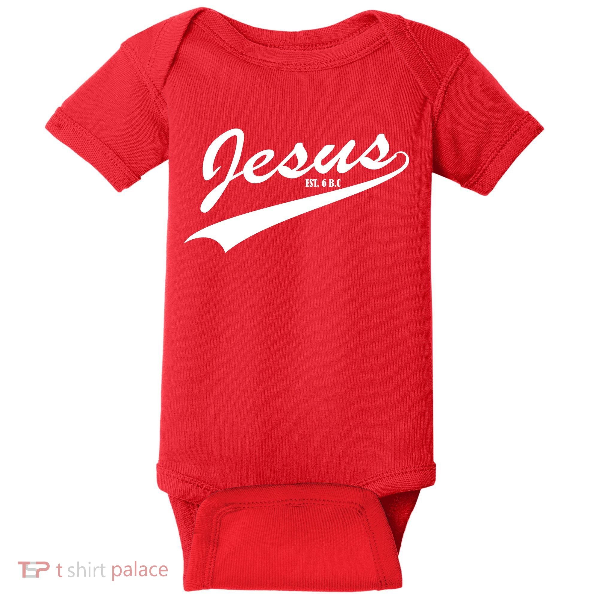 Jesus Est Baby Bodysuit