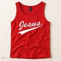 Jesus Est Tank Top thumb 2