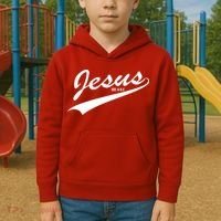 Jesus Est Kids Hoodie thumb 2