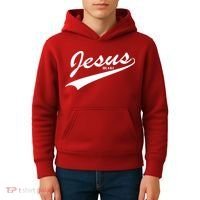 Jesus Est Kids Hoodie thumb 4