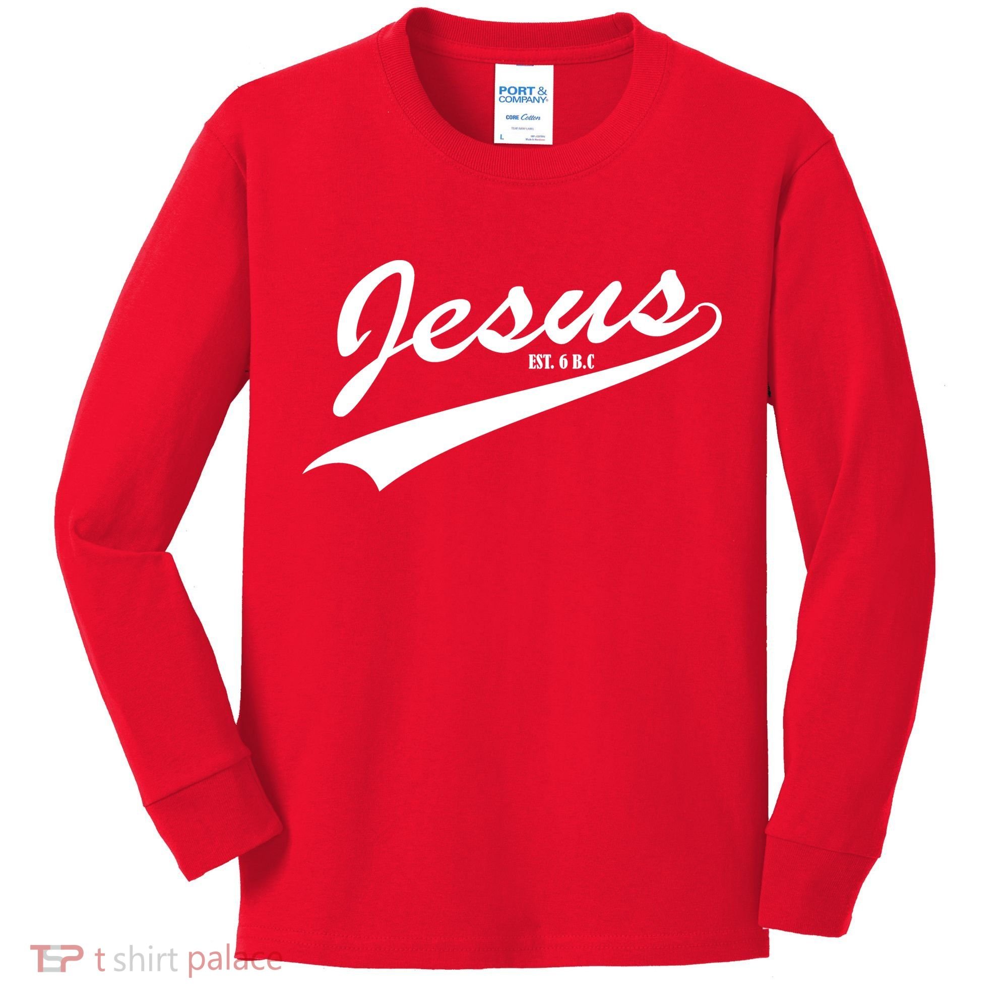 Jesus Est Kids Long Sleeve Shirt