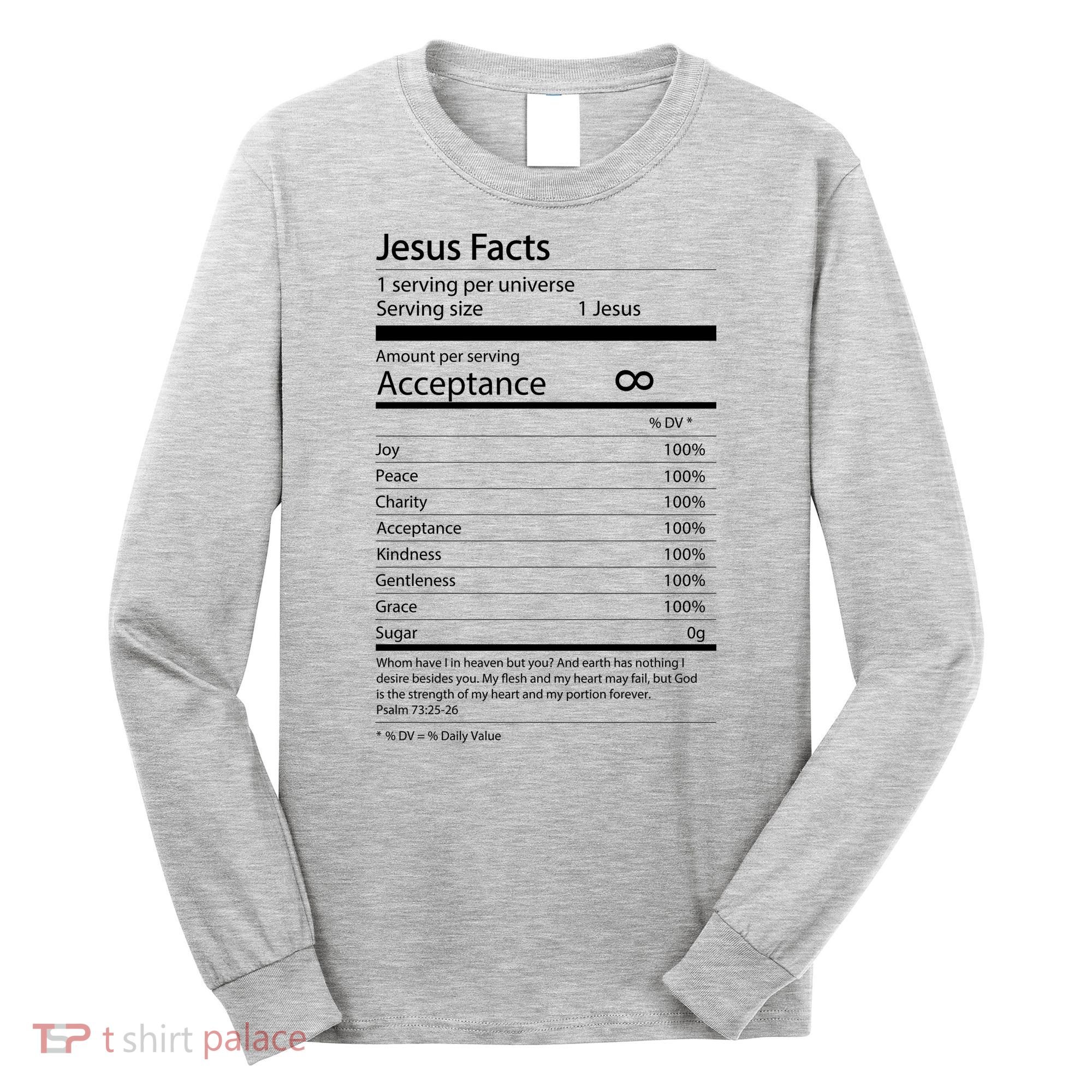 Jesus Facts Long Sleeve Shirt