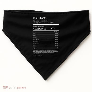 Jesus Facts USA-Made Doggie Bandana