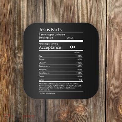 Jesus Facts Coaster
