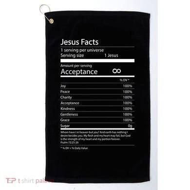 Jesus Facts Golf Towel