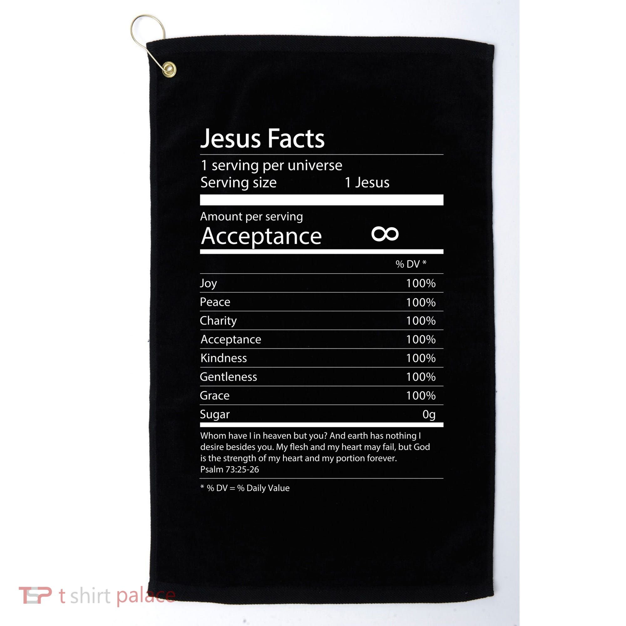 Jesus Facts Golf Towel
