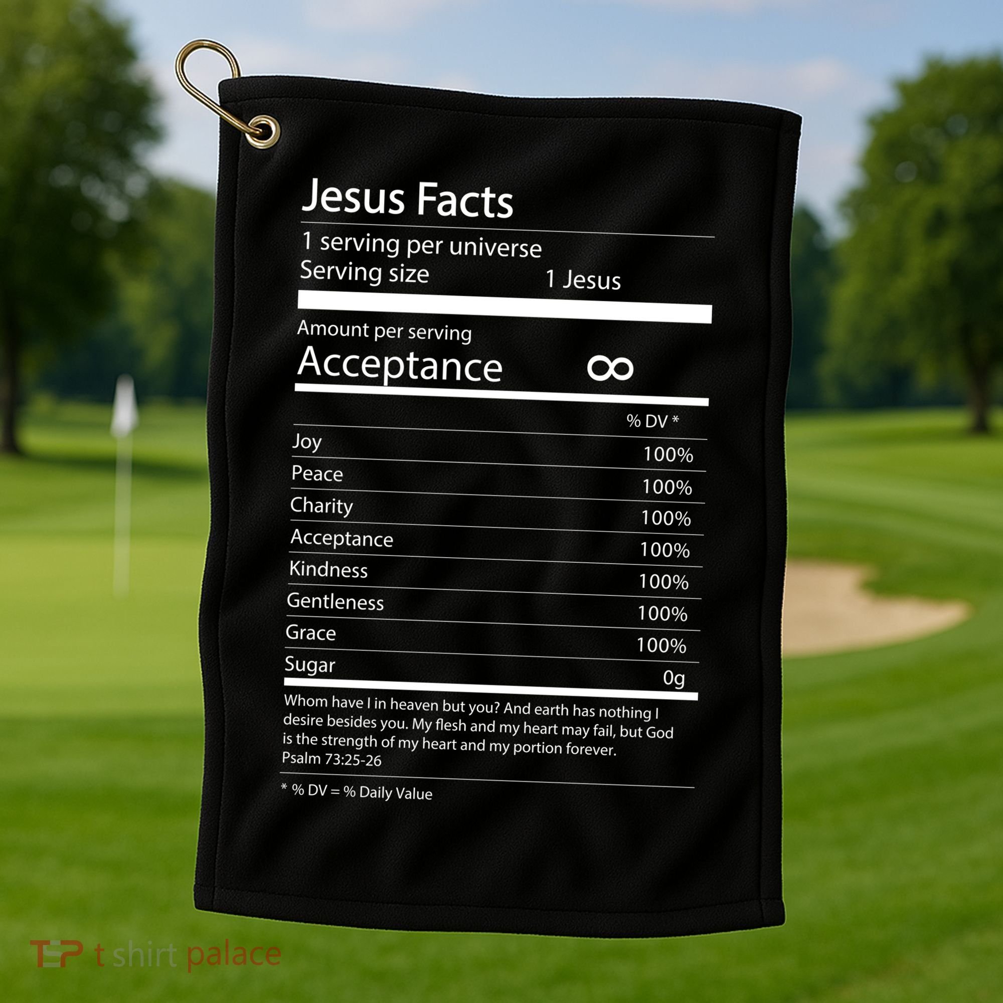 Jesus Facts Golf Towel