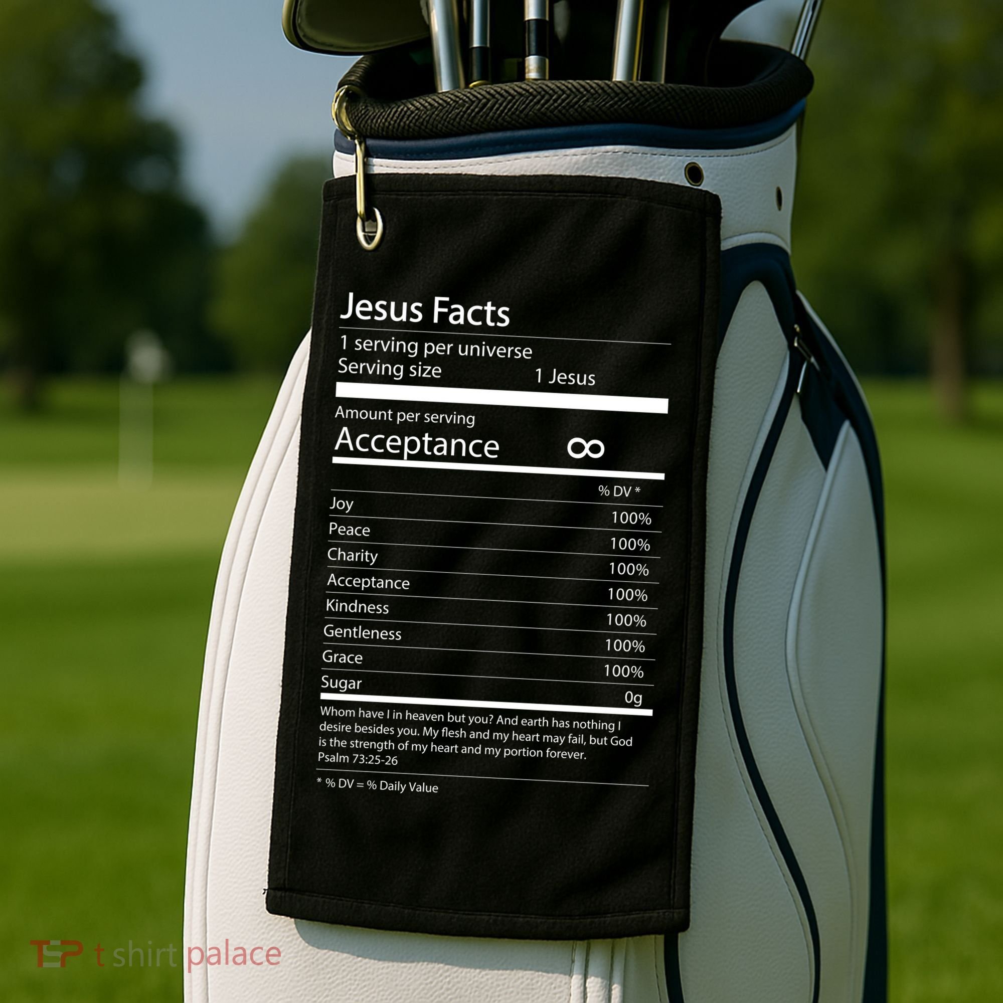 Jesus Facts Golf Towel