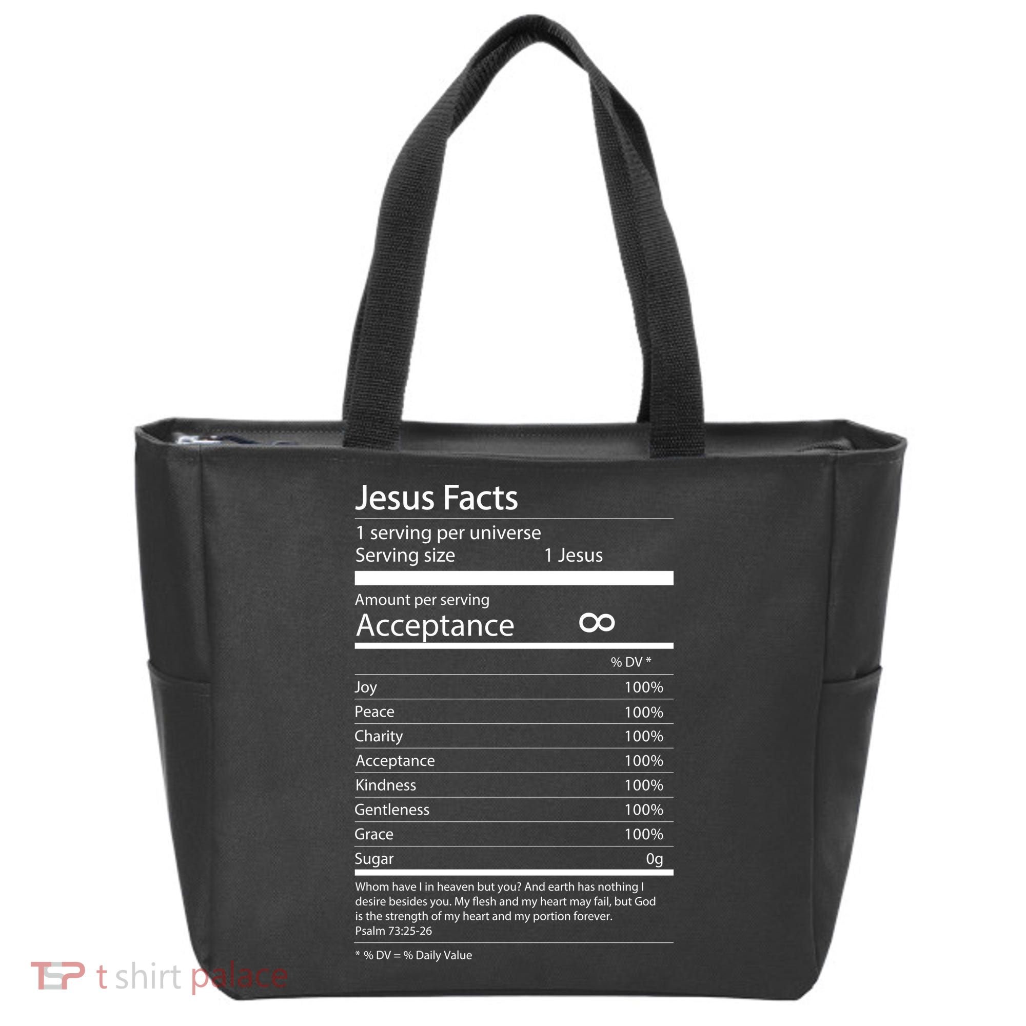 Jesus Facts Tote Bag