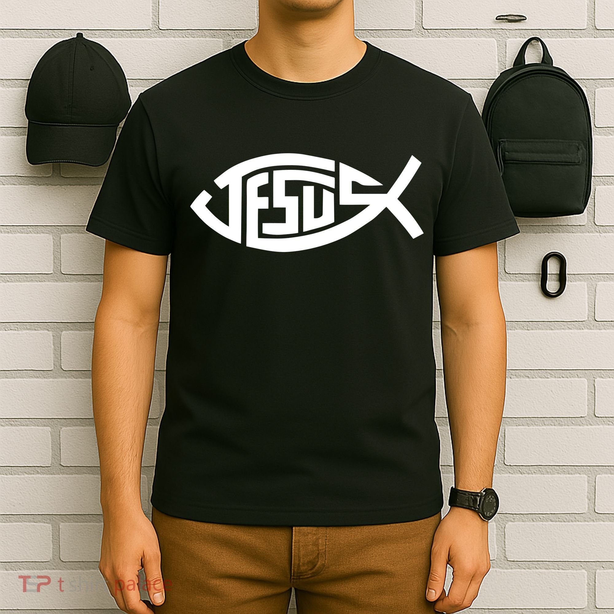 Jesus Fish Logo T-Shirt