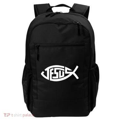 Jesus Fish Logo Backpack