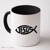 Jesus Fish Logo Coffee Mug thumb 0