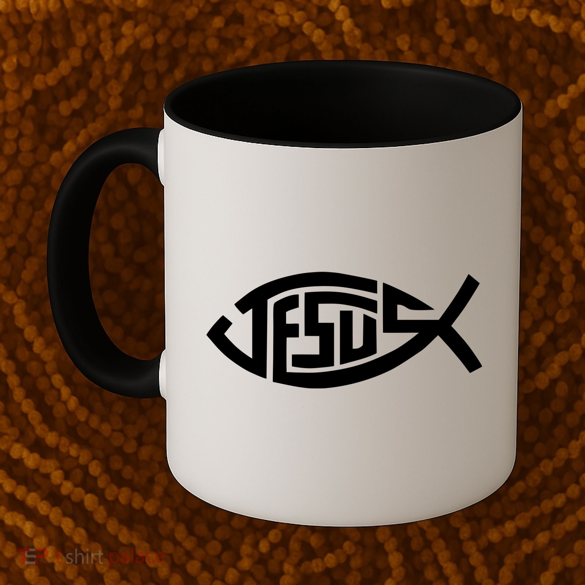 Jesus Fish Logo Coffee Mug