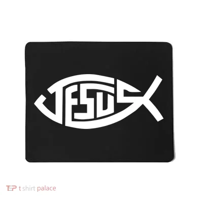 Jesus Fish Logo Mousepad