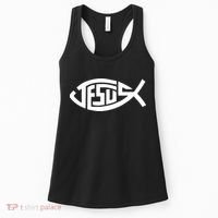 Jesus Fish Logo Women's Tank Top thumb 0