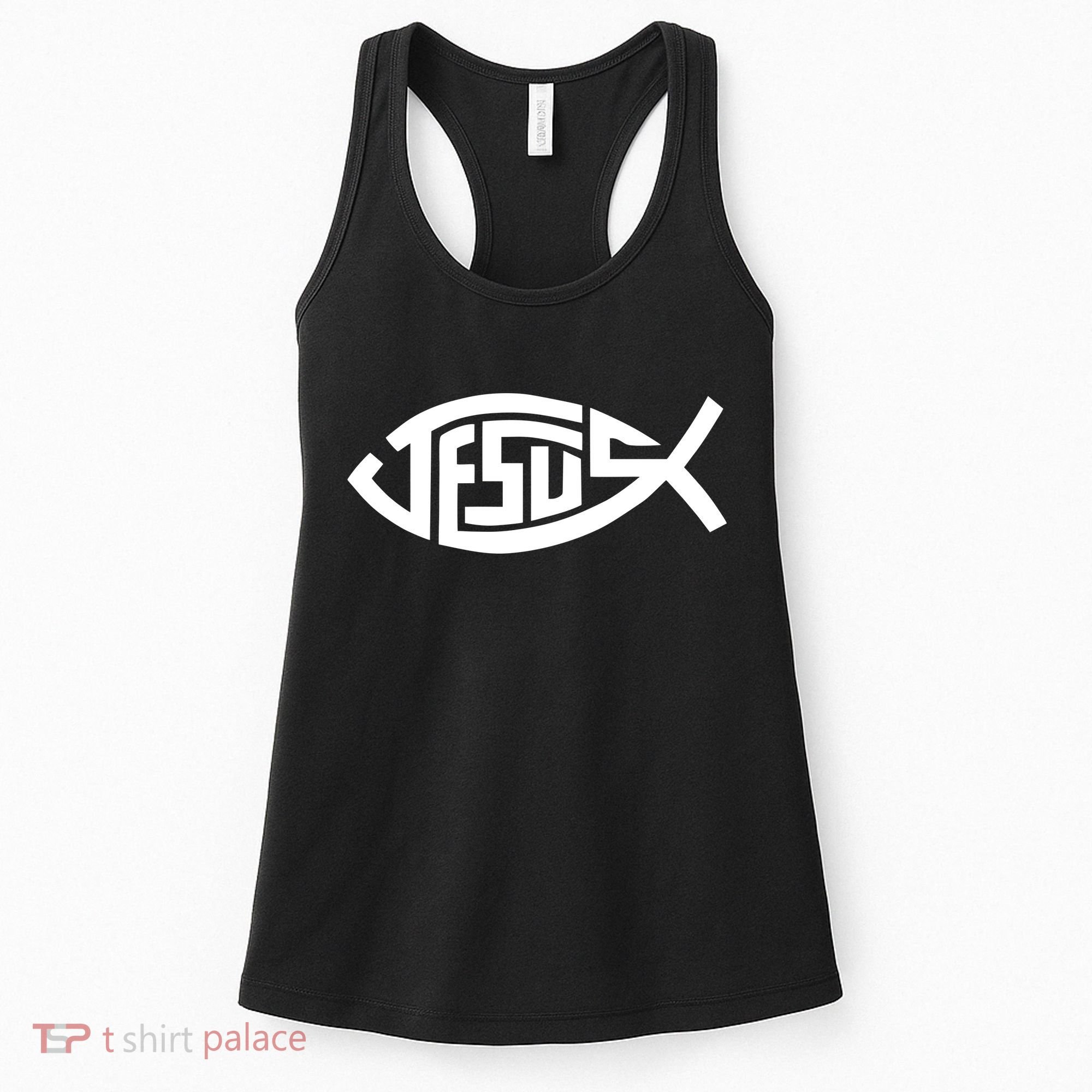 Jesus Fish Logo Women's Tank Top