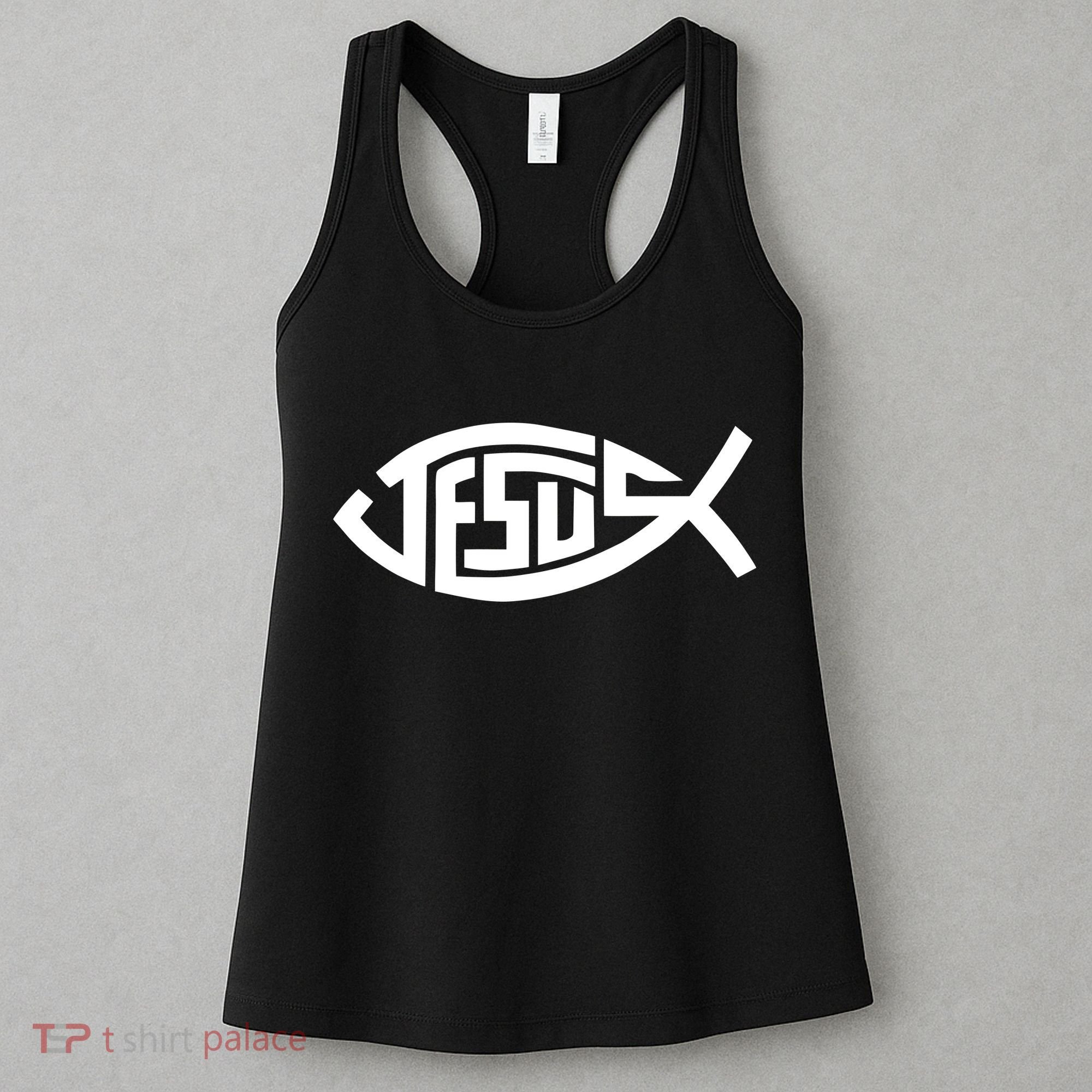 Jesus Fish Logo Women's Tank Top