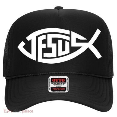 Jesus Fish Logo Hat