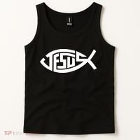 Jesus Fish Logo Tank Top thumb 2