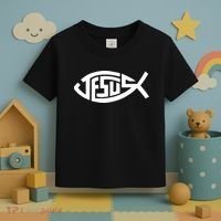 Jesus Fish Logo Toddler T-Shirt thumb 3