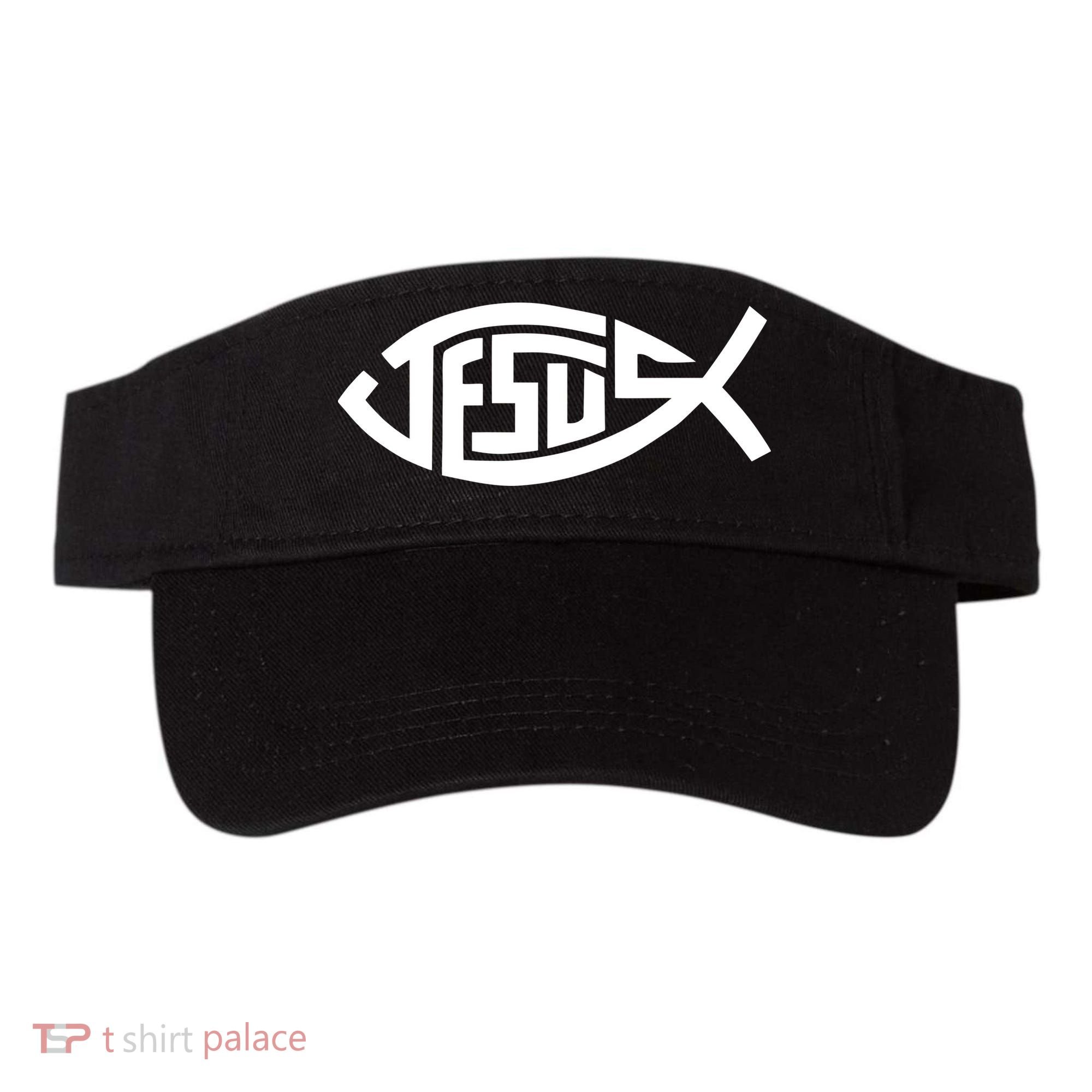 Jesus Fish Logo Visor