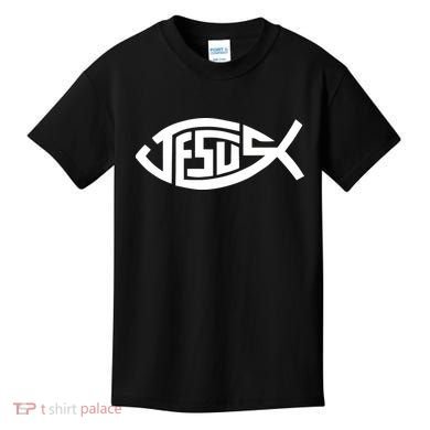 Jesus Fish Logo Kids T-Shirt