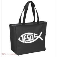 Jesus Fish Logo Tote Bag thumb 2
