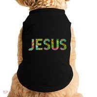 Jesus Hand Painted Word Art Doggie Tank thumb 0