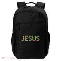 Jesus Hand Painted Word Art Backpack thumb 0