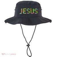 Jesus Hand Painted Word Art Bucket Hat thumb 0